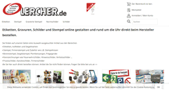Desktop Screenshot of lercher.de